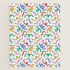 Colorful abstract fun line doodle pattern Jigsaw Puzzle Gallery Image 1