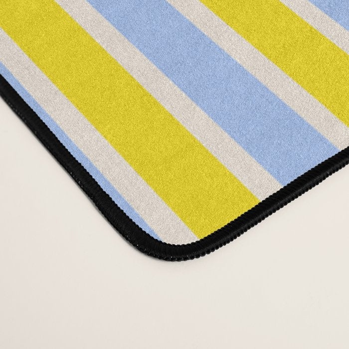 Bold Geometric Stripes and Blocks Pattern in Vibrant Colors Desk Mat Gallery Image 4