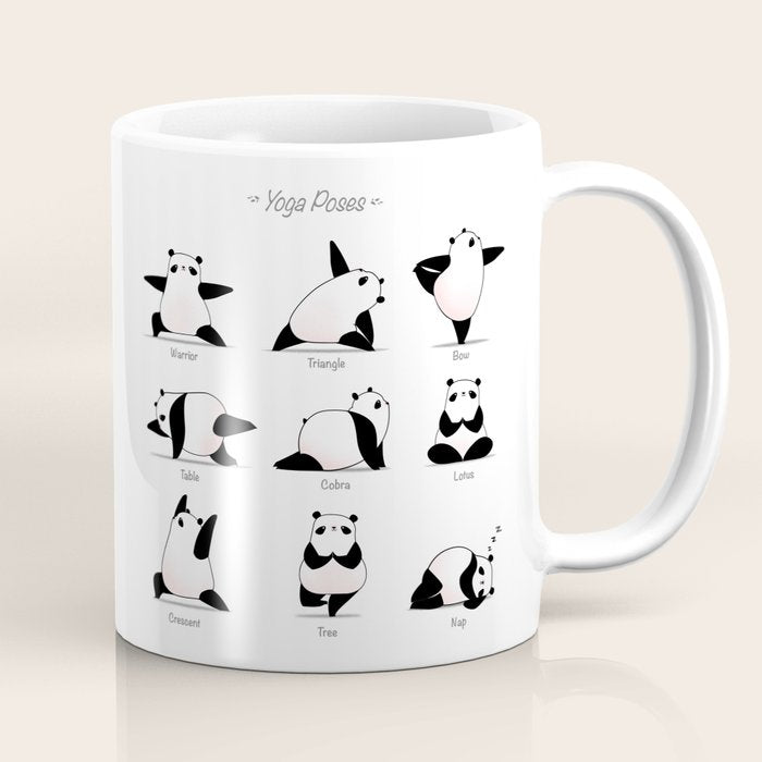 Yoga Panda II Coffee Mug Gallery Image 1