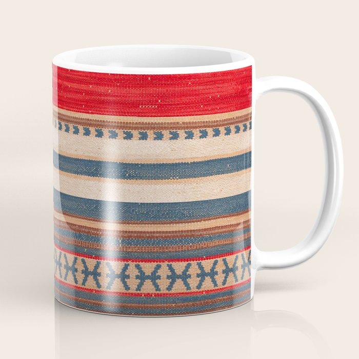 Bohemian Tapestry: Timeless Moroccan Heritage Fabrics Coffee Mug Gallery Image 1