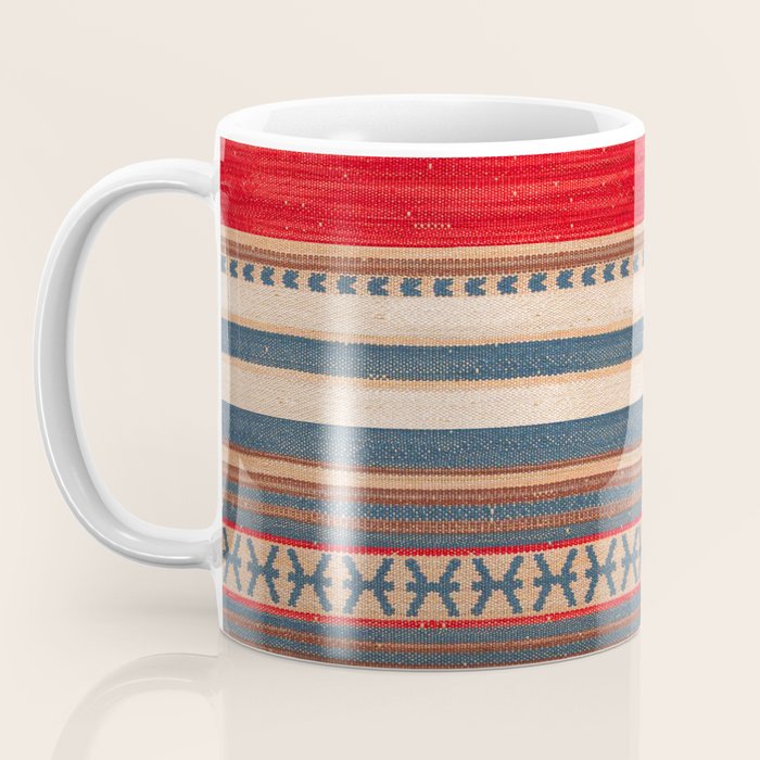 Bohemian Tapestry: Timeless Moroccan Heritage Fabrics Coffee Mug Gallery Image 3