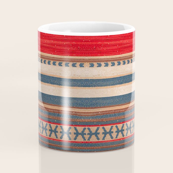 Bohemian Tapestry: Timeless Moroccan Heritage Fabrics Coffee Mug Gallery Image 4