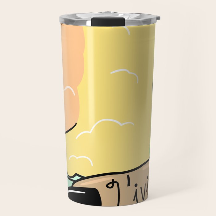 LIVING MY BEST LIFE Travel Mug Gallery Image 1