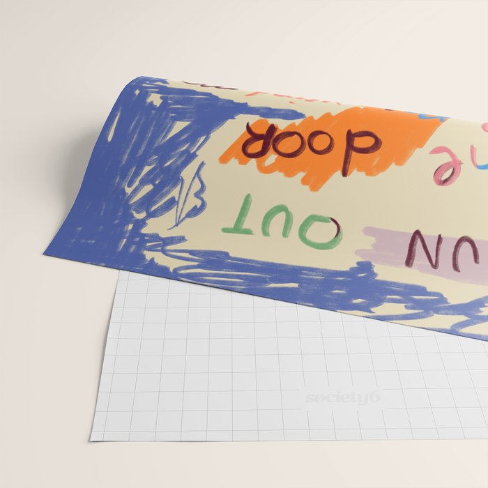 MAGICAL DAY MESSAGE Wrapping Paper Gallery Image 2