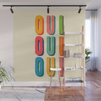 Oui oui oui Wall Mural Gallery Image 1