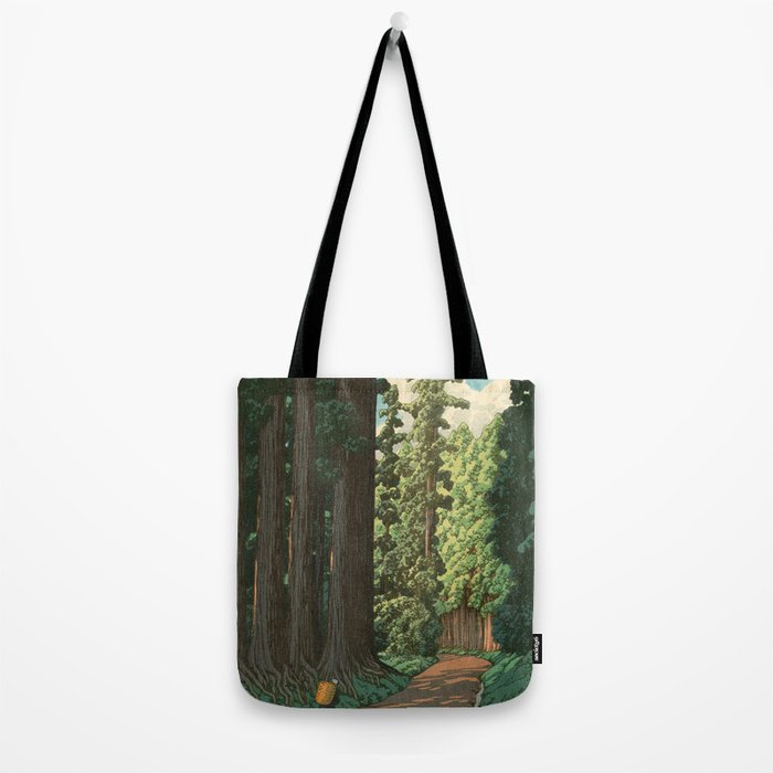 Kawase Hasui: "Road to Nikko" Tote Bag Gallery Image 2