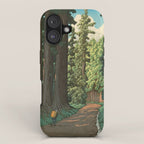Kawase Hasui: "Road to Nikko" iPhone Case Gallery Image 1