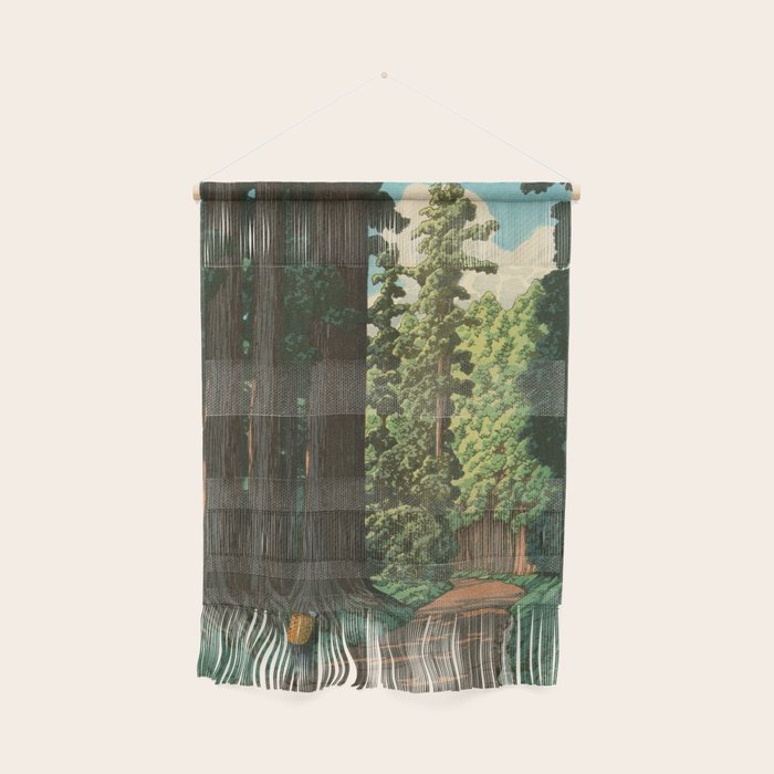 Kawase Hasui: "Road to Nikko" Wall Hanging Gallery Image 1