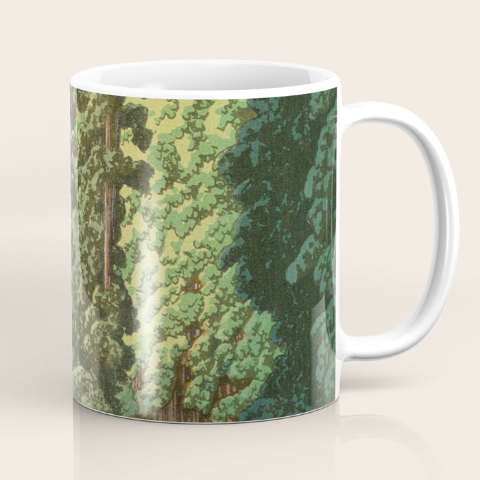 Kawase Hasui: "Road to Nikko" Coffee Mug Gallery Image 1