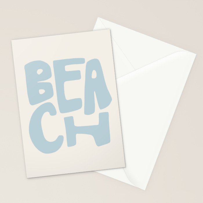 Beach Stationery Card Gallery Image 2