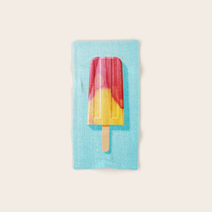 POPSICLE / Cherry, Orange Bath Towel Gallery Image 1