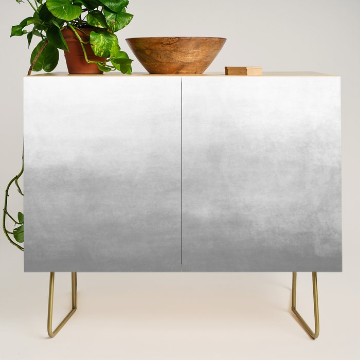 Ombre Paint Color Wash (gray/white) Credenza Gallery Image 1