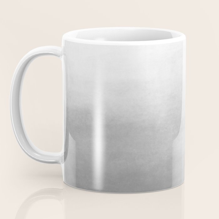 Ombre Paint Color Wash (gray/white) Coffee Mug Gallery Image 3