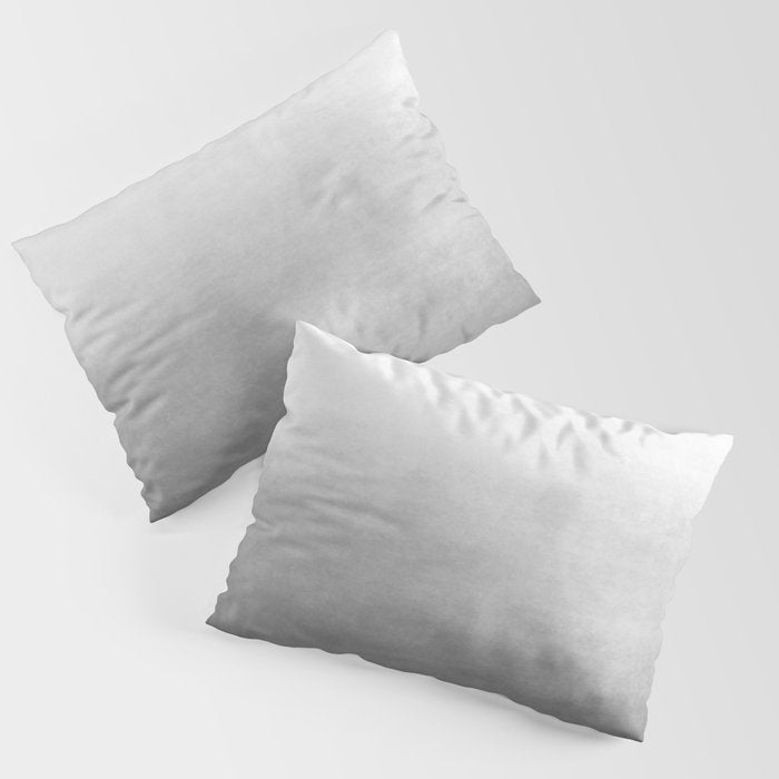 Ombre Paint Color Wash (gray/white) Pillow Sham Gallery Image 3