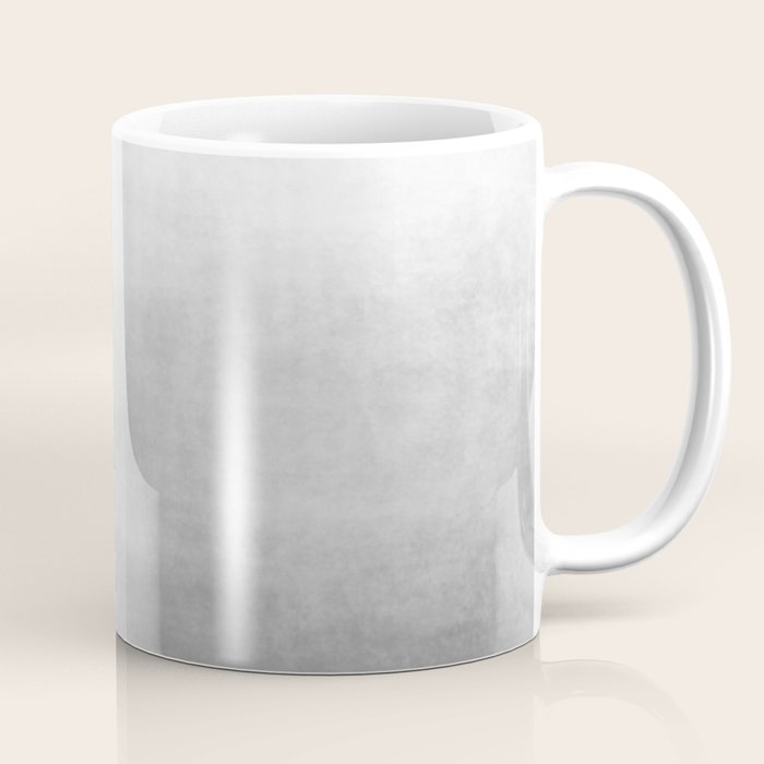 Ombre Paint Color Wash (gray/white) Coffee Mug Gallery Image 1