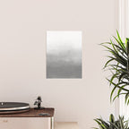Ombre Paint Color Wash (gray/white) Poster Gallery Image 2