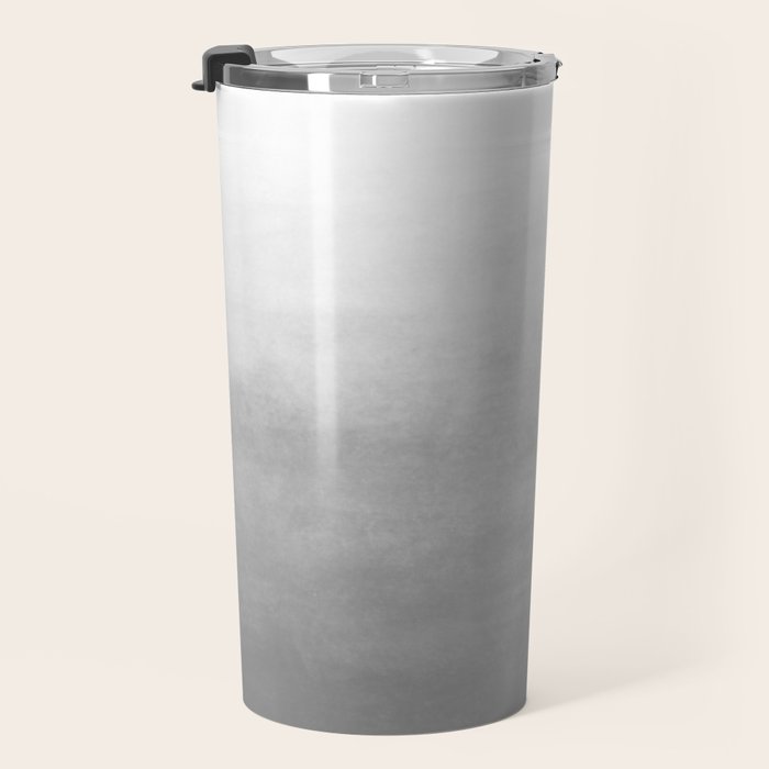 Ombre Paint Color Wash (gray/white) Travel Mug Gallery Image 3