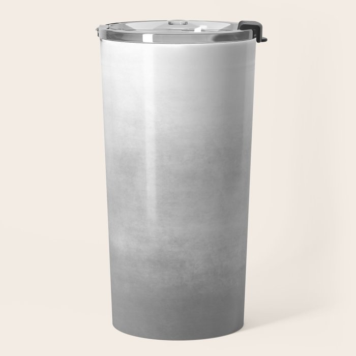 Ombre Paint Color Wash (gray/white) Travel Mug Gallery Image 2