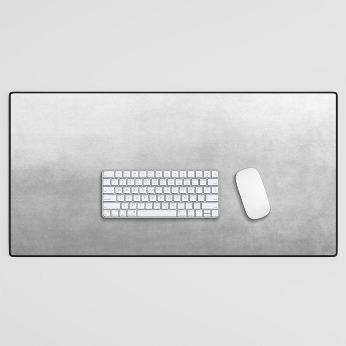 Ombre Paint Color Wash (gray/white) Desk Mat Gallery Image 1