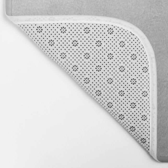 Ombre Paint Color Wash (gray/white) Bath Mat Gallery Image 2