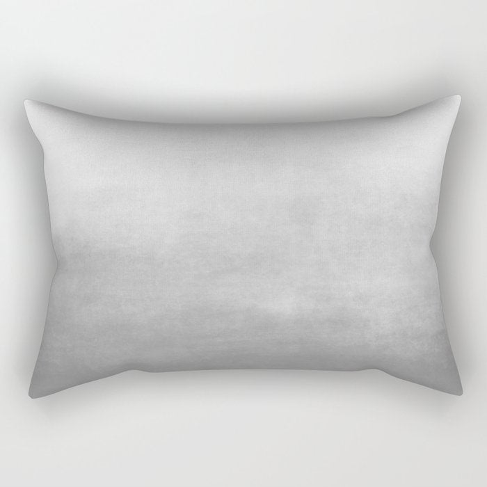 Ombre Paint Color Wash (gray/white) Rectangular Pillow Gallery Image 2