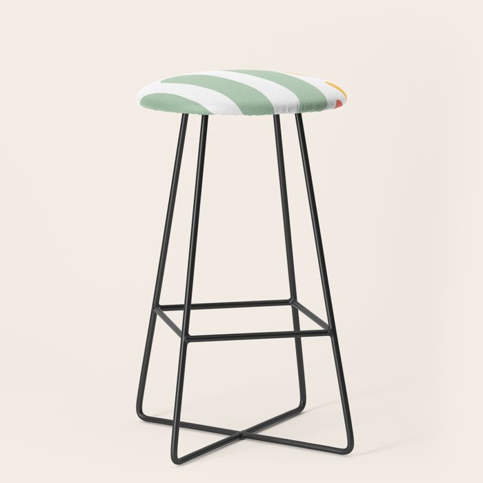 Colourful Seaside memories 4.  Stool Gallery Image 1