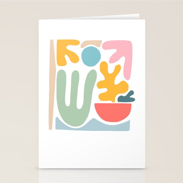 Colourful Seaside memories 4.  Stationery Card Gallery Image 1
