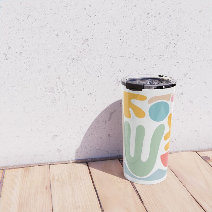 Colourful Seaside memories 4.  Travel Mug Gallery Image 4