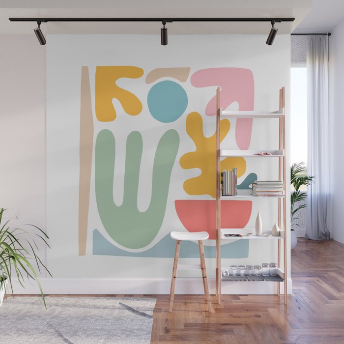 Colourful Seaside memories 4.  Wall Mural Gallery Image 1