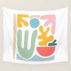 Colourful Seaside memories 4.  Wall Tapestry Gallery Image 4