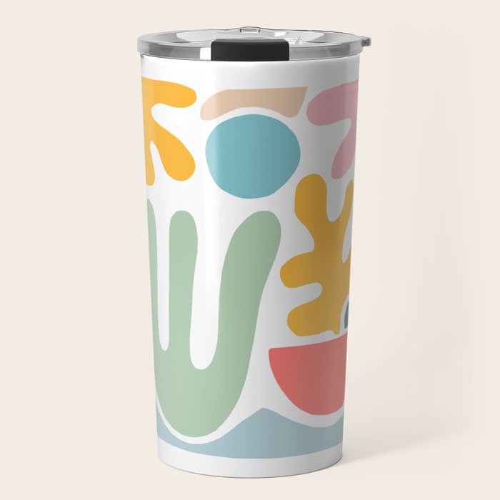 Colourful Seaside memories 4.  Travel Mug Gallery Image 1