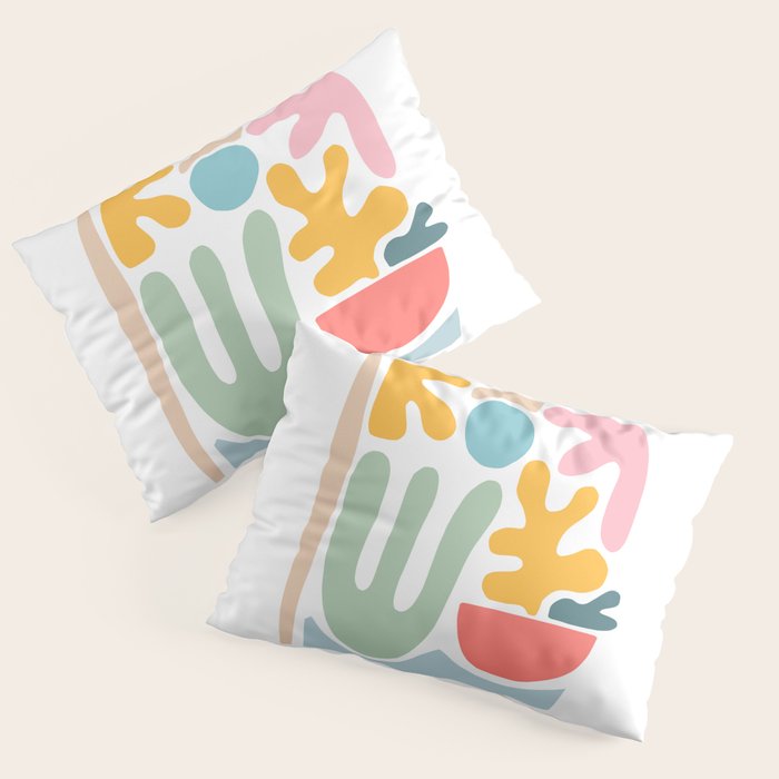 Colourful Seaside memories 4.  Pillow Sham Gallery Image 1