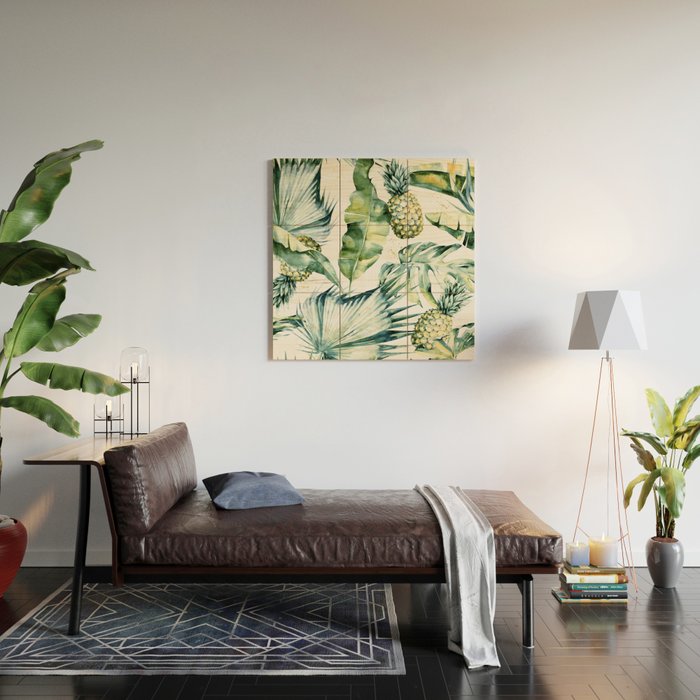 Bahamas - golden Wood Wall Art Gallery Image 2