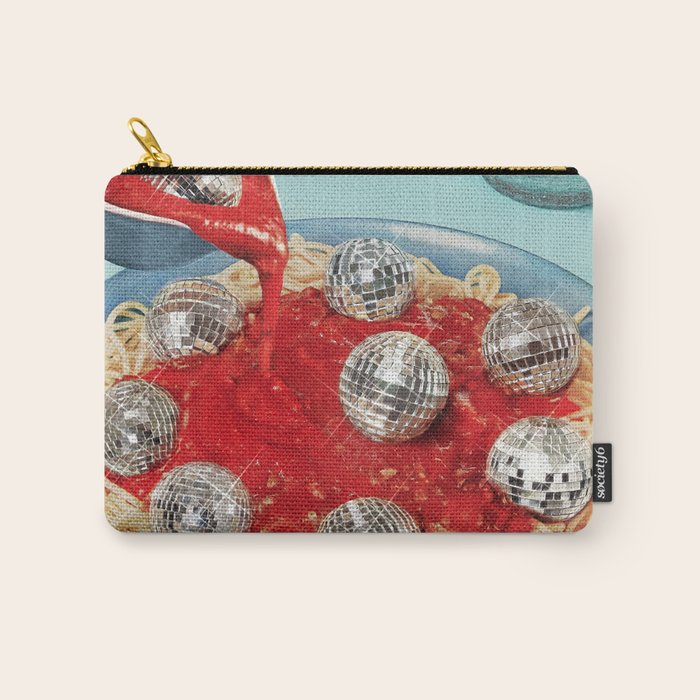Spaghetti Disco balls  Carry All Pouch Gallery Image 1