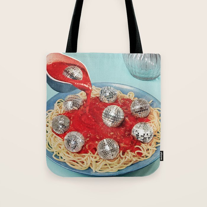 Spaghetti Disco balls  Tote Bag Gallery Image 1