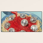 Spaghetti Disco balls  Desk Mat Gallery Image 3