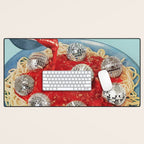 Spaghetti Disco balls  Desk Mat Gallery Image 1