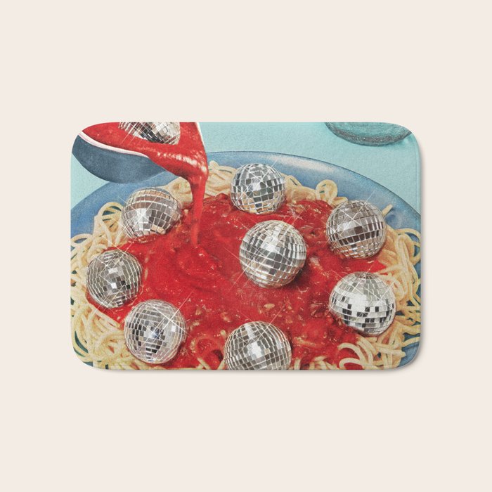 Spaghetti Disco balls  Bath Mat Gallery Image 1