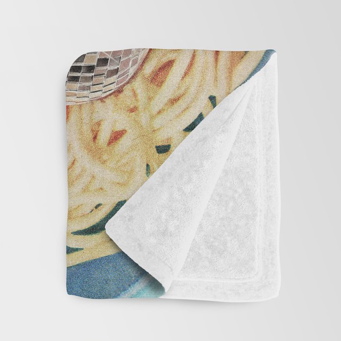 Spaghetti Disco balls  Throw Blanket Gallery Image 3