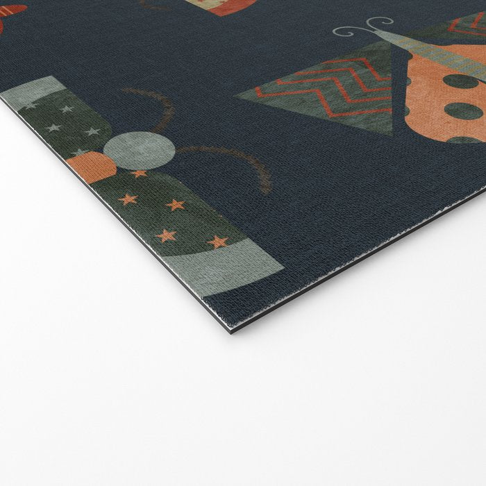 moths butterflies fall mid mod 1 Welcome Mat Gallery Image 2