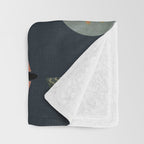 moths butterflies fall mid mod 1 Throw Blanket Gallery Image 3