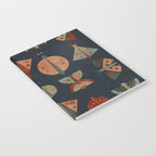 moths butterflies fall mid mod 1 Notebook Gallery Image 2