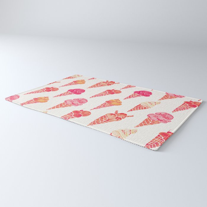 Ice Cream Cones - Pink & Peach Palette Rug Gallery Image 3
