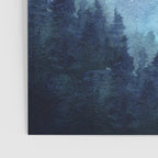 Watercolor Galaxy Nebula Northern Lights Painting Poster Gallery Image 3