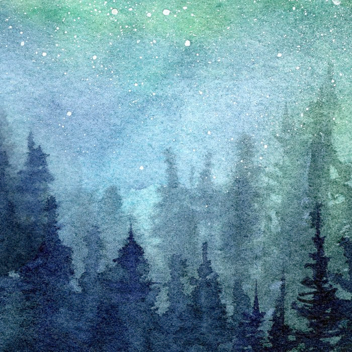 Watercolor Galaxy Nebula Northern Lights Painting Coffee Mug Gallery Image 2
