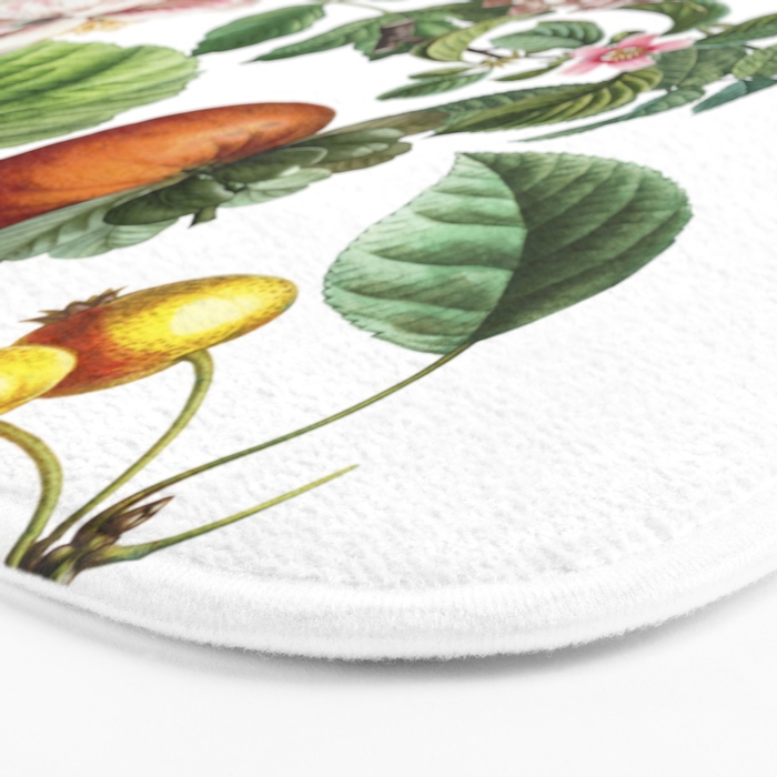 Persimmon Botanical Bloom Bath Mat Gallery Image 3