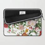 Persimmon Botanical Bloom Laptop Sleeve Gallery Image 2
