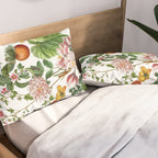 Persimmon Botanical Bloom Pillow Sham Gallery Image 2