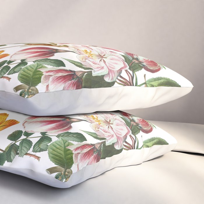 Persimmon Botanical Bloom Pillow Sham Gallery Image 3