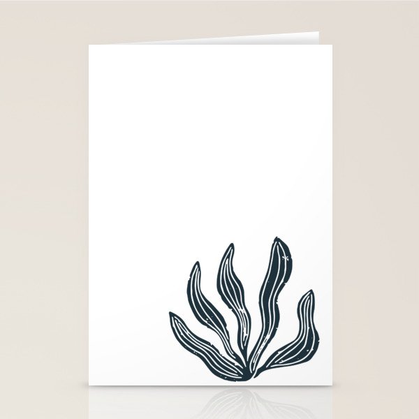 Sea Grass . Navy Stationery Card Gallery Image 2